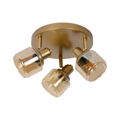 lafabryka.pl Plafon gold 3xE14 spot BJORN 77979/13/02 Lucide